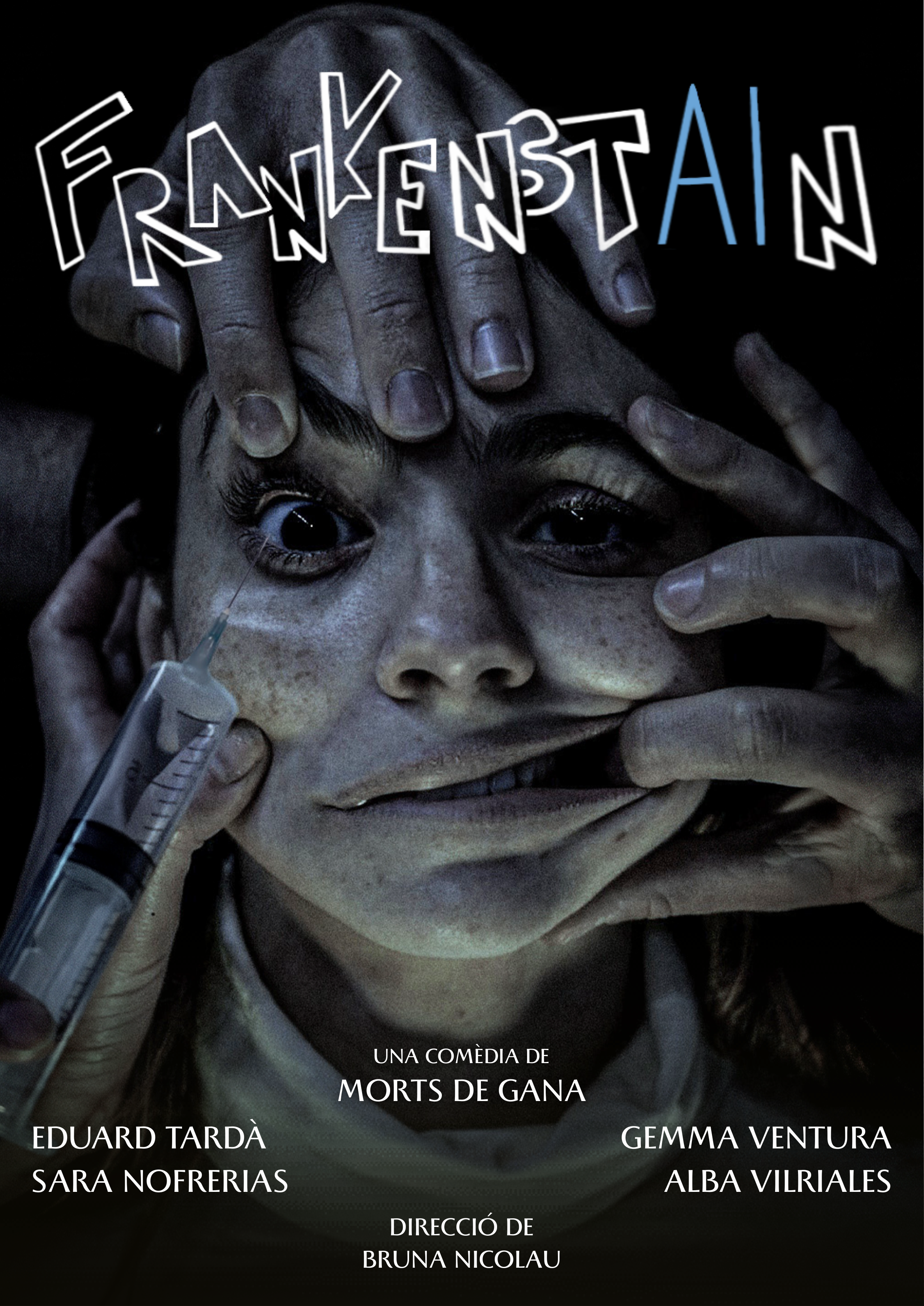 Cartell de FrankenstAIn, obra de llarg format de morts de gana